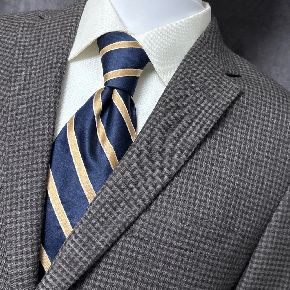 Jos A Bank Sport Coat 38S Slim Gray Wool Two Button Joseph Blazer